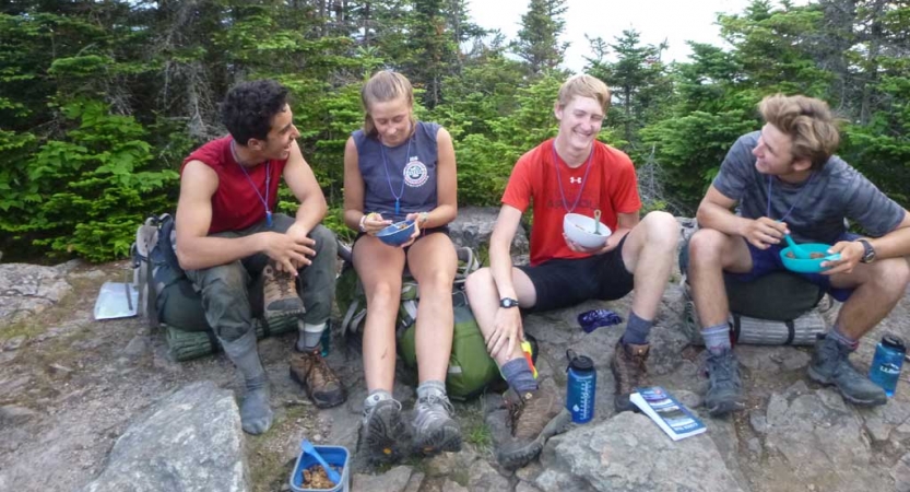 backpacking trip for teens in maine 